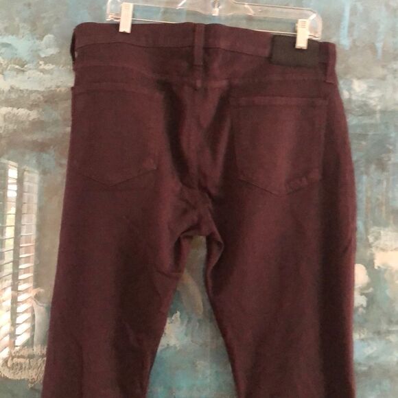 PAIGE Federal Straight Jeans Dark Port Sz 34x31 - Picture 6 of 13